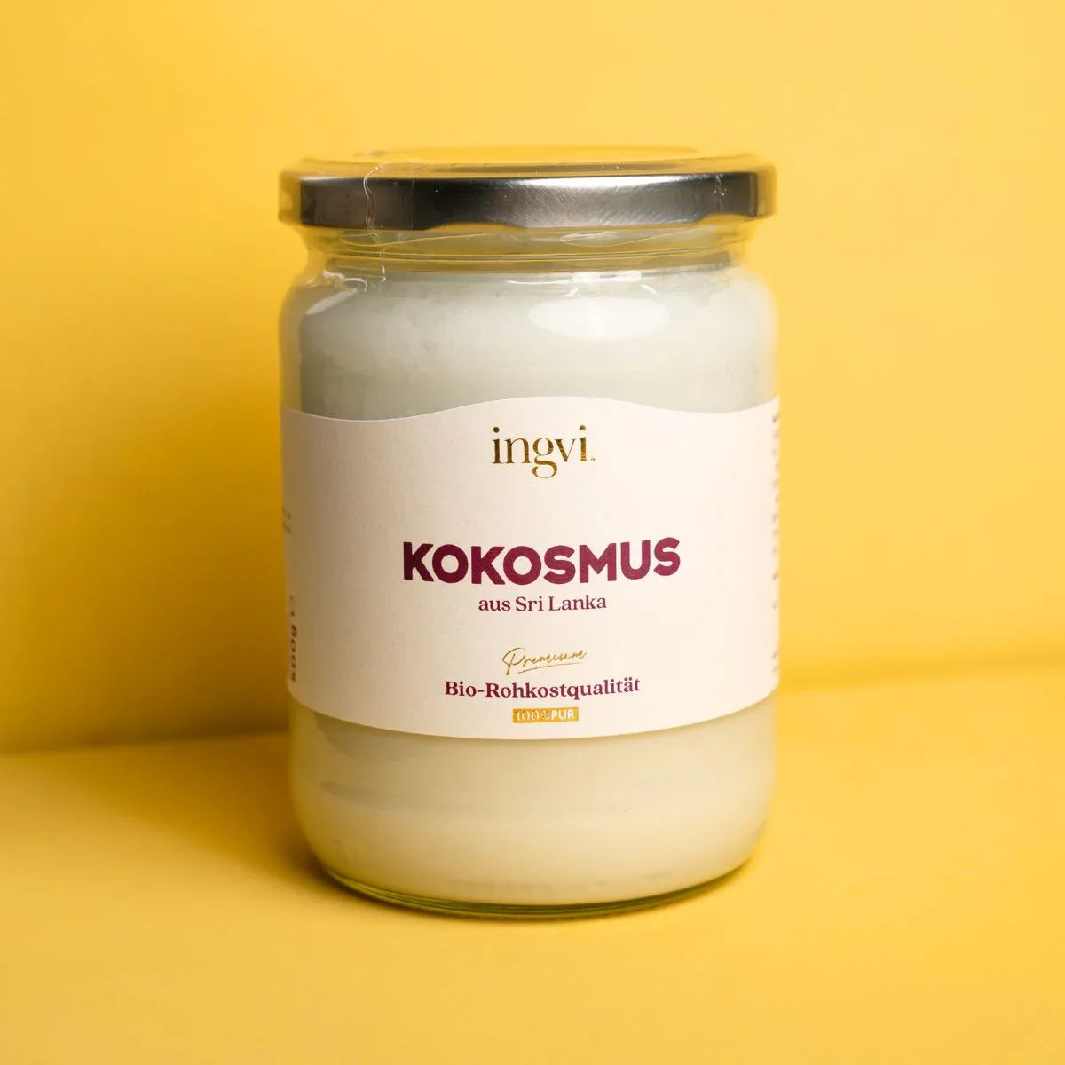 kokosmus aufbewahren Kokosmus bio & roh Ingvi