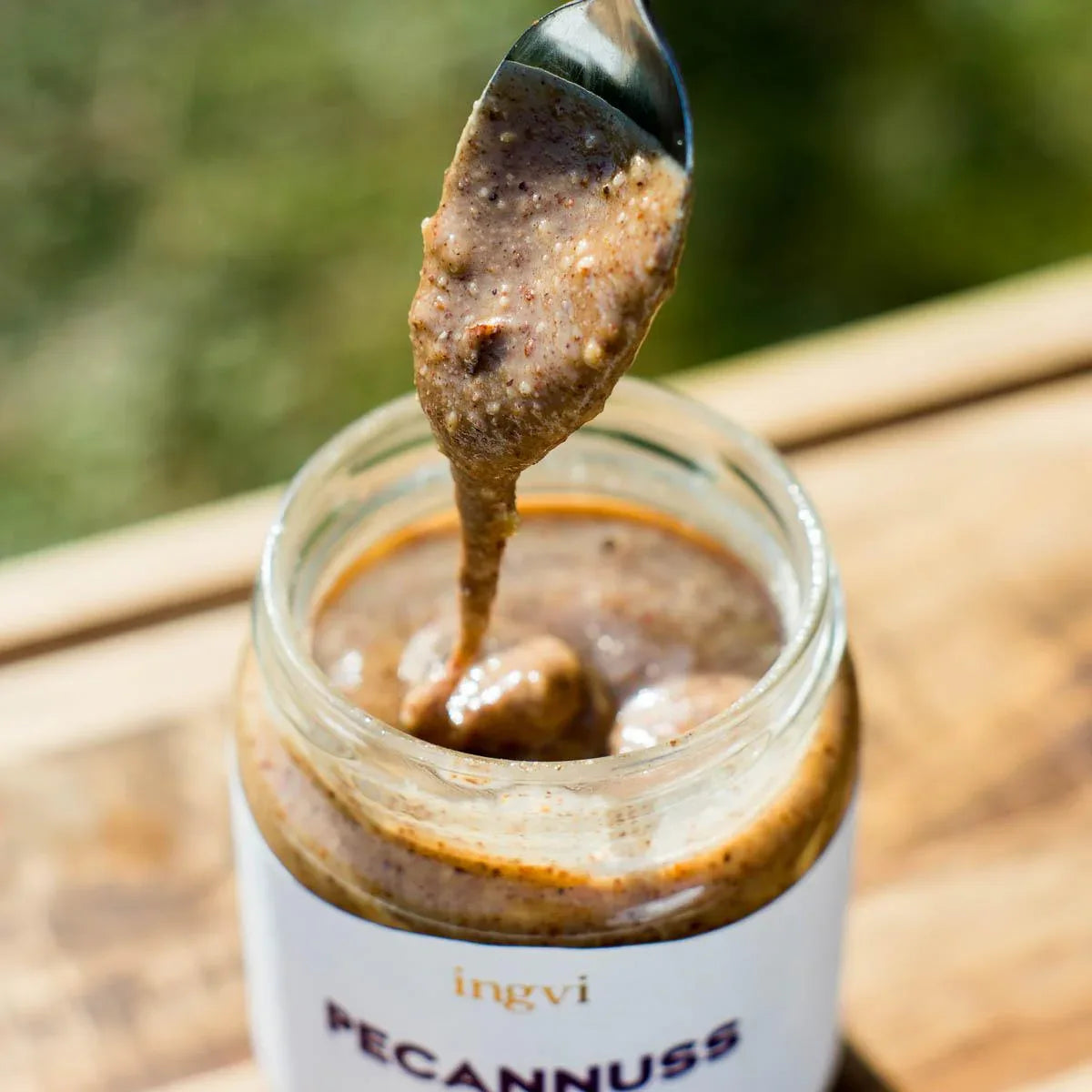 Pecannussmus crunchy bio & roh Ingvi