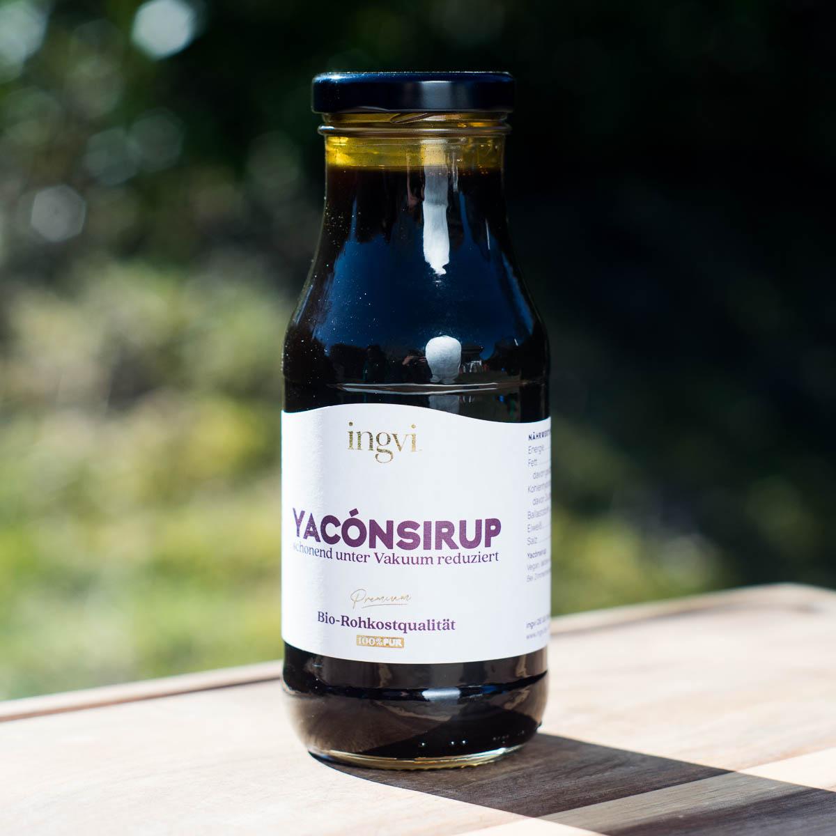 Yaconsirup bio & roh Ingvi