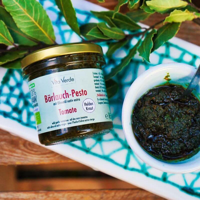Heldenkraut BärlauchTomaten-Pesto bio & roh