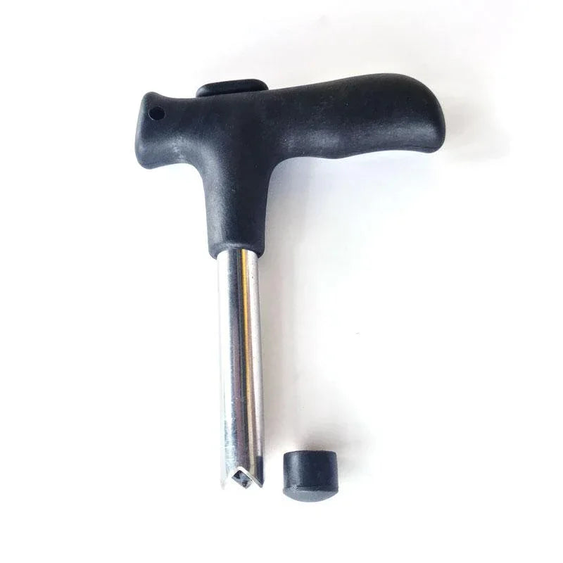 Einteiliger Kokosnuss-Öffner schwarz