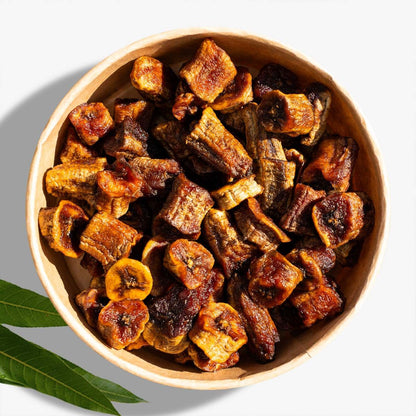 Banana Gros-Michel dried soft in pieces