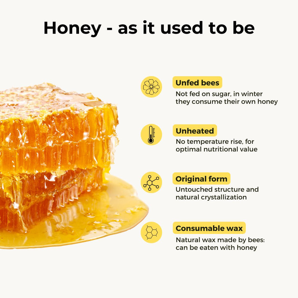 Orange Comb Honey