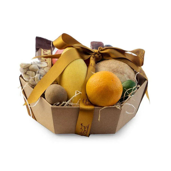 Corbeille de fruits exotiques Gourmet