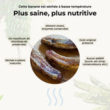 Banane Gros-Michel séchée moelleuse en morceaux