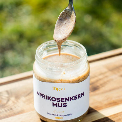 Aprikosenkernmus bio & roh Ingvi