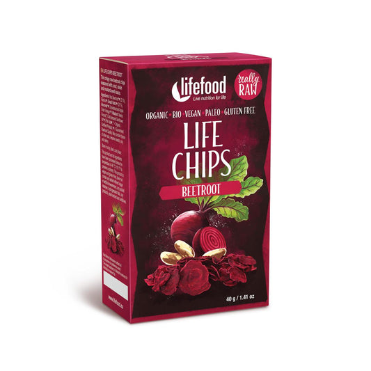 Organic Raw Chips Beetroot Lifefood