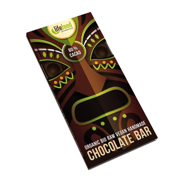 Schokolade 80% Kakao bio & roh Lifefood