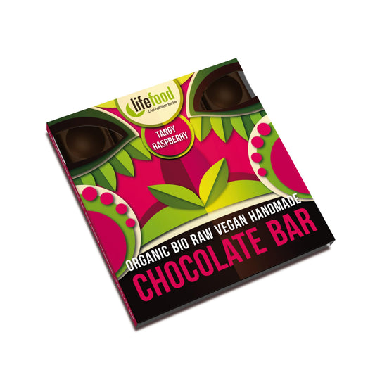 Organic Raw Chocolate Tangy Raspberry Lifefood