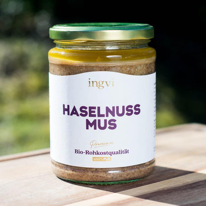 Haselnussmus bio & roh Ingvi