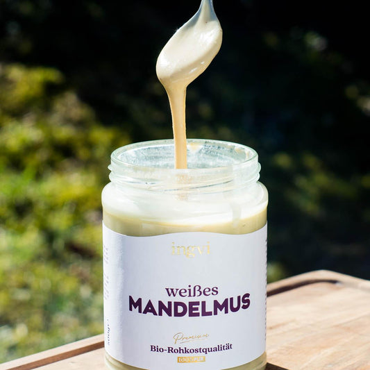 Mandelmus weiß bio & roh Ingvi