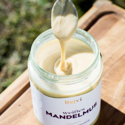 Mandelmus weiß bio & roh Ingvi