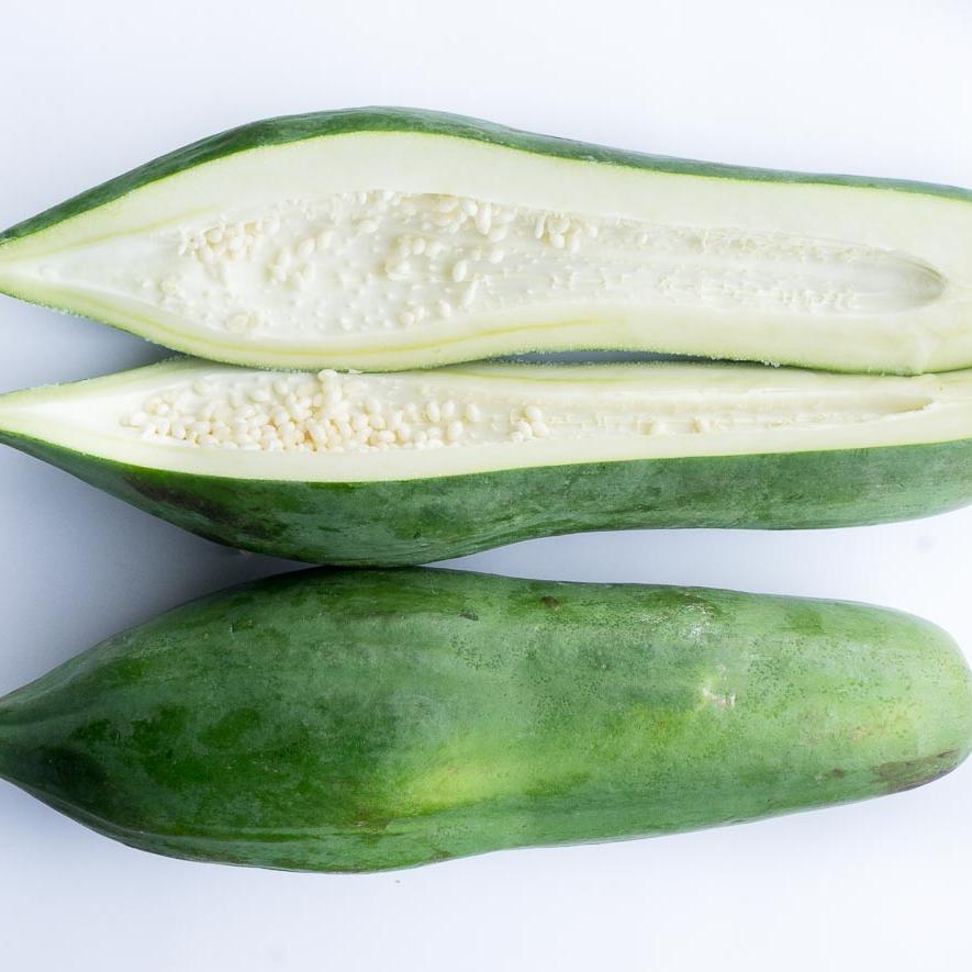 Papaya green (unripe) for therapeutic purposes