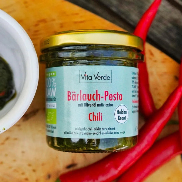 Pesto Ail des Ours & Chili bio & cru