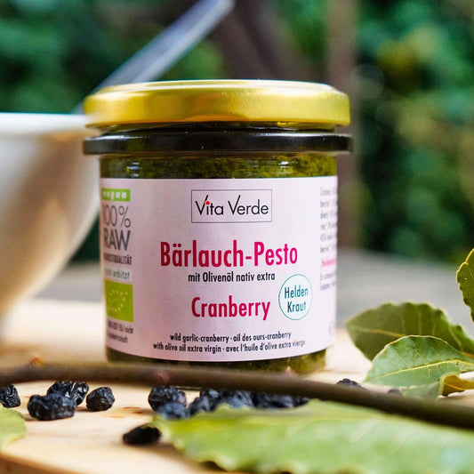 Heldenkraut BärlauchCranberry-Pesto bio & roh